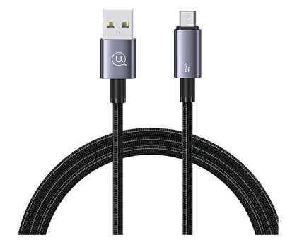 Kabel USAMS Kabel USB na Micro-USB 2A 1,2m Fast Charging stalowy